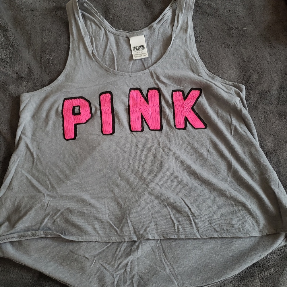 Pink tank top size XS